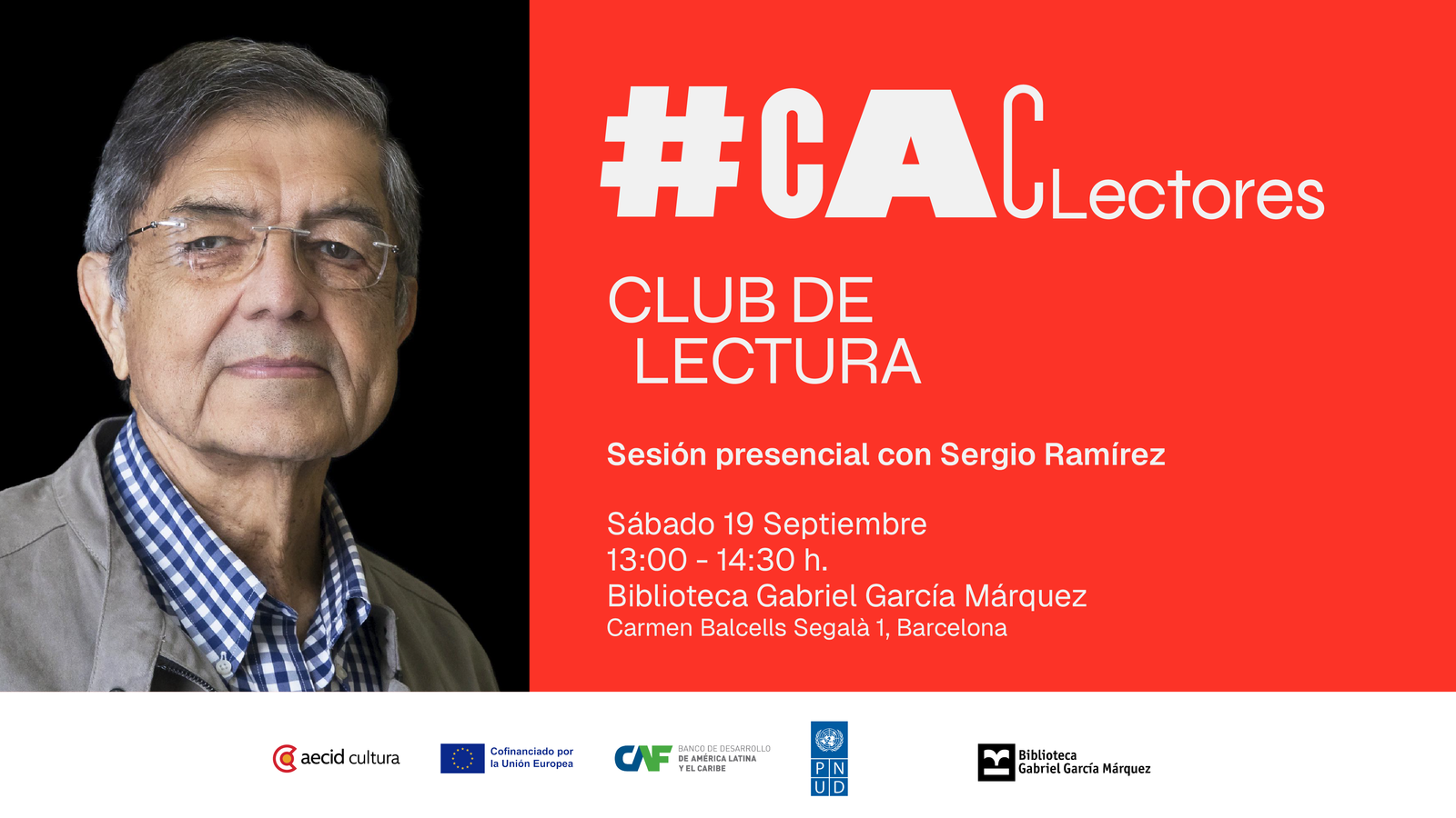 Club de lectura con Sergio Ramírez